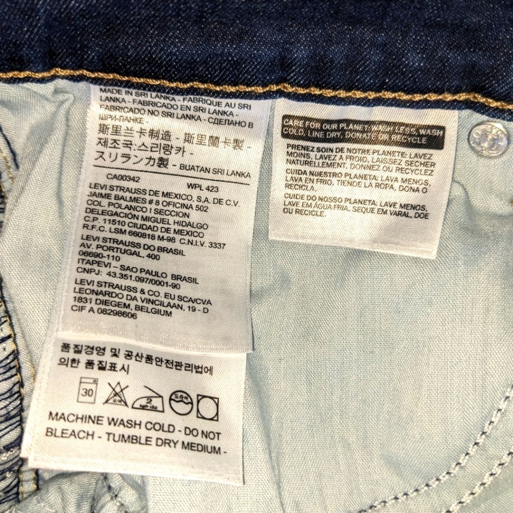 Levi's Mid Rise Skinny Jeans / Denim - Picture 3 of 8